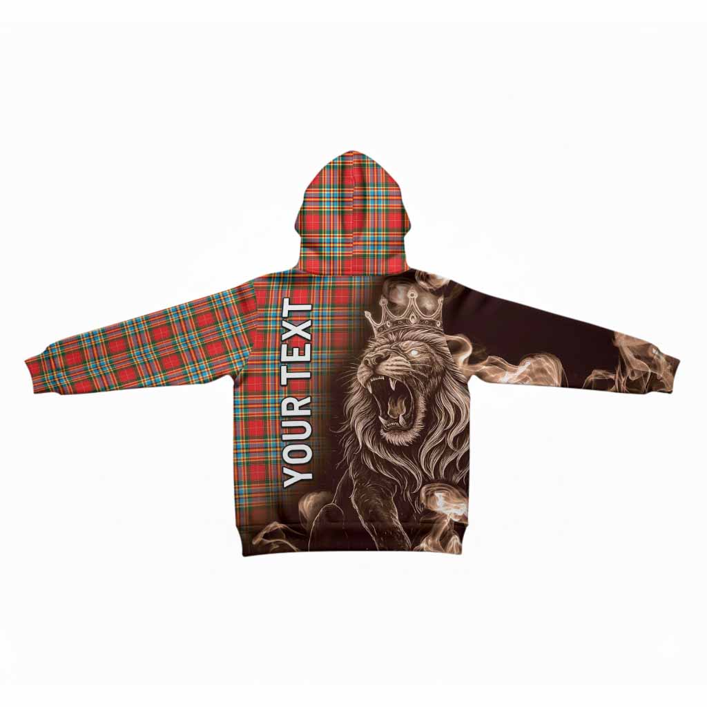 Chattan Tartan Kid Hoodie Roaring Lion Heritage