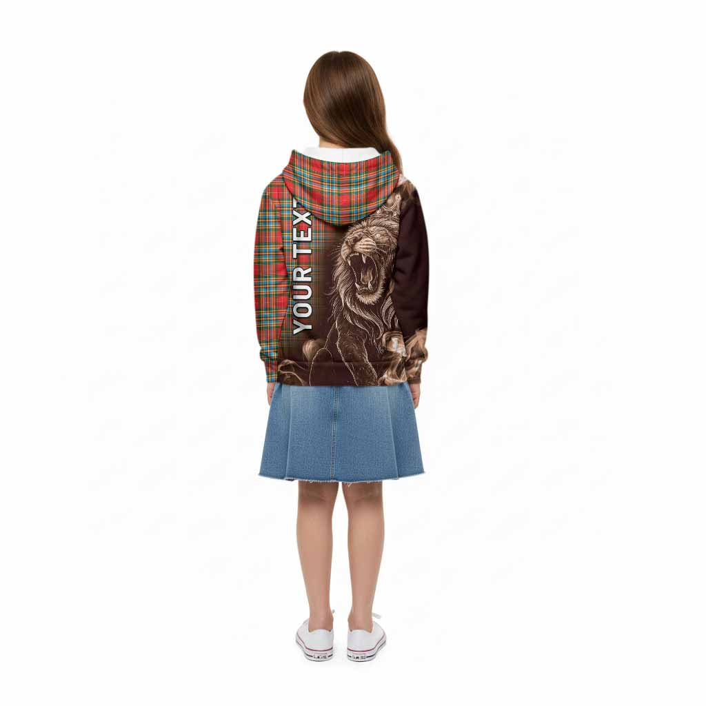 Chattan Tartan Kid Hoodie Roaring Lion Heritage