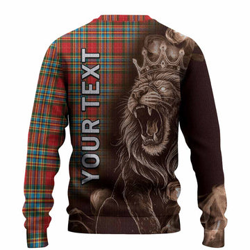 Chattan Tartan Knitted Sweater Roaring Lion Heritage