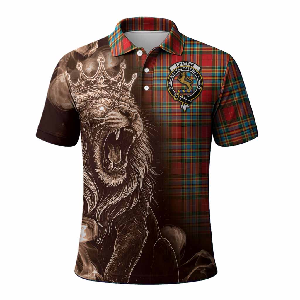 Chattan Tartan Polo Shirt Roaring Lion Heritage