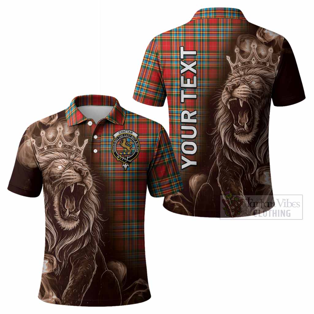 Chattan Tartan Polo Shirt Roaring Lion Heritage