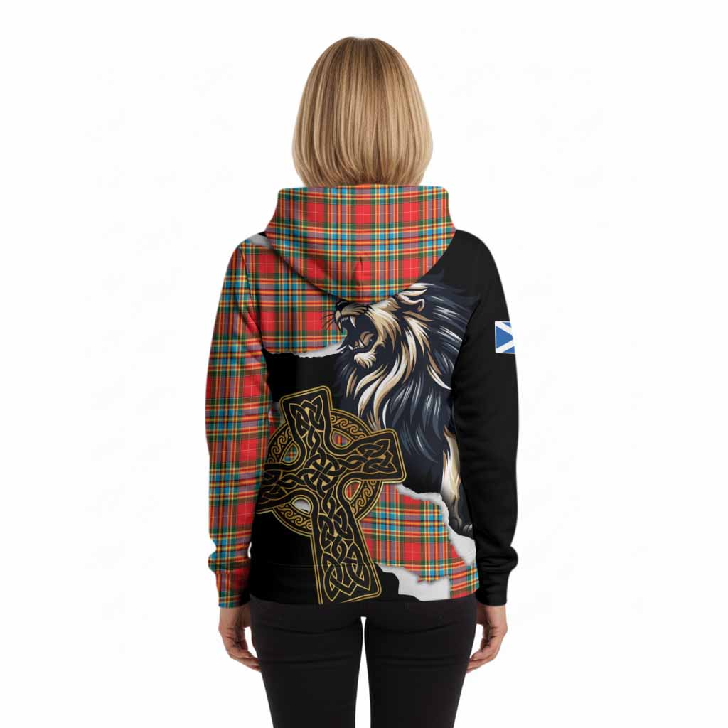 Chattan Tartan Scottish Hoodie Lion Celtic Heritage