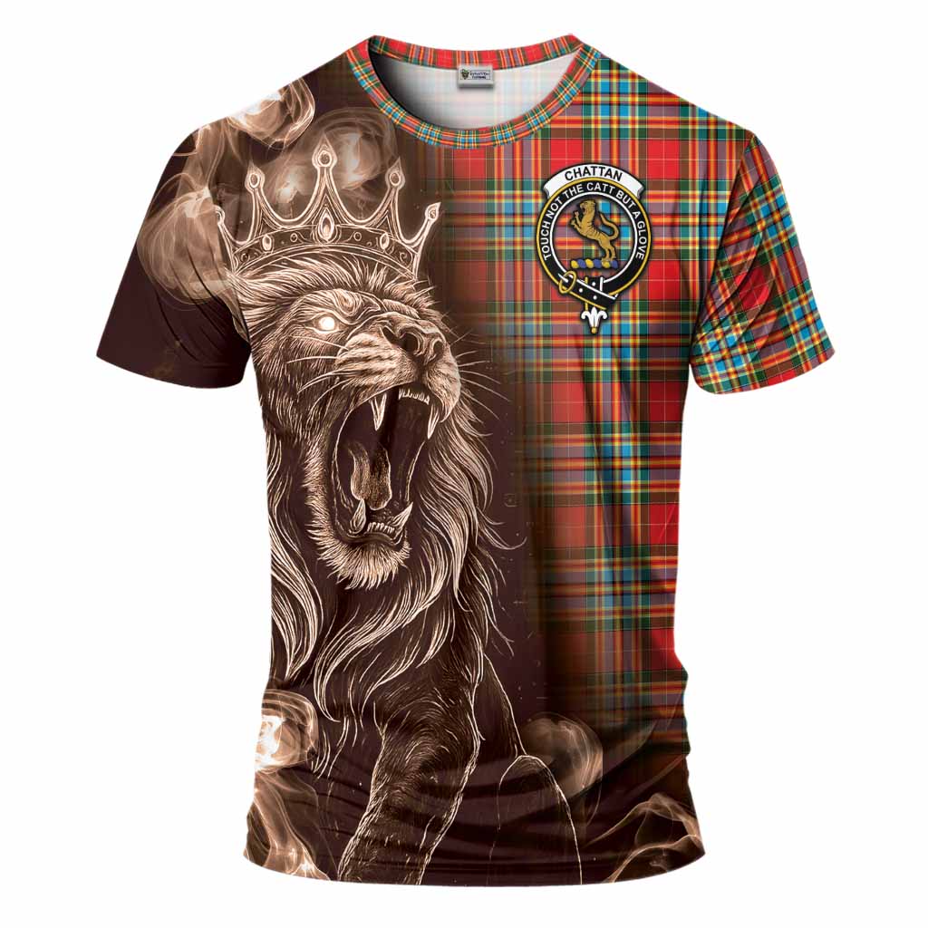 Chattan Tartan T-Shirt Roaring Lion Heritage