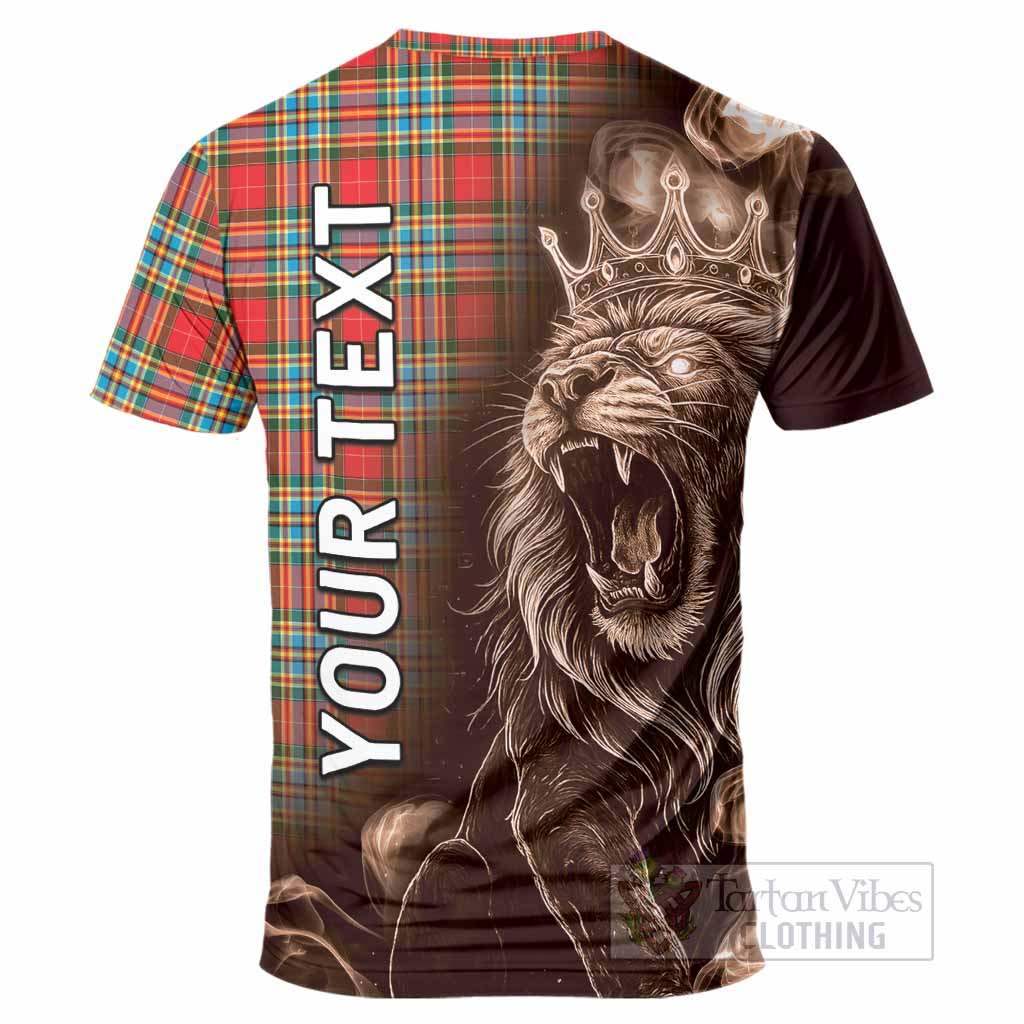 Chattan Tartan T-Shirt Roaring Lion Heritage