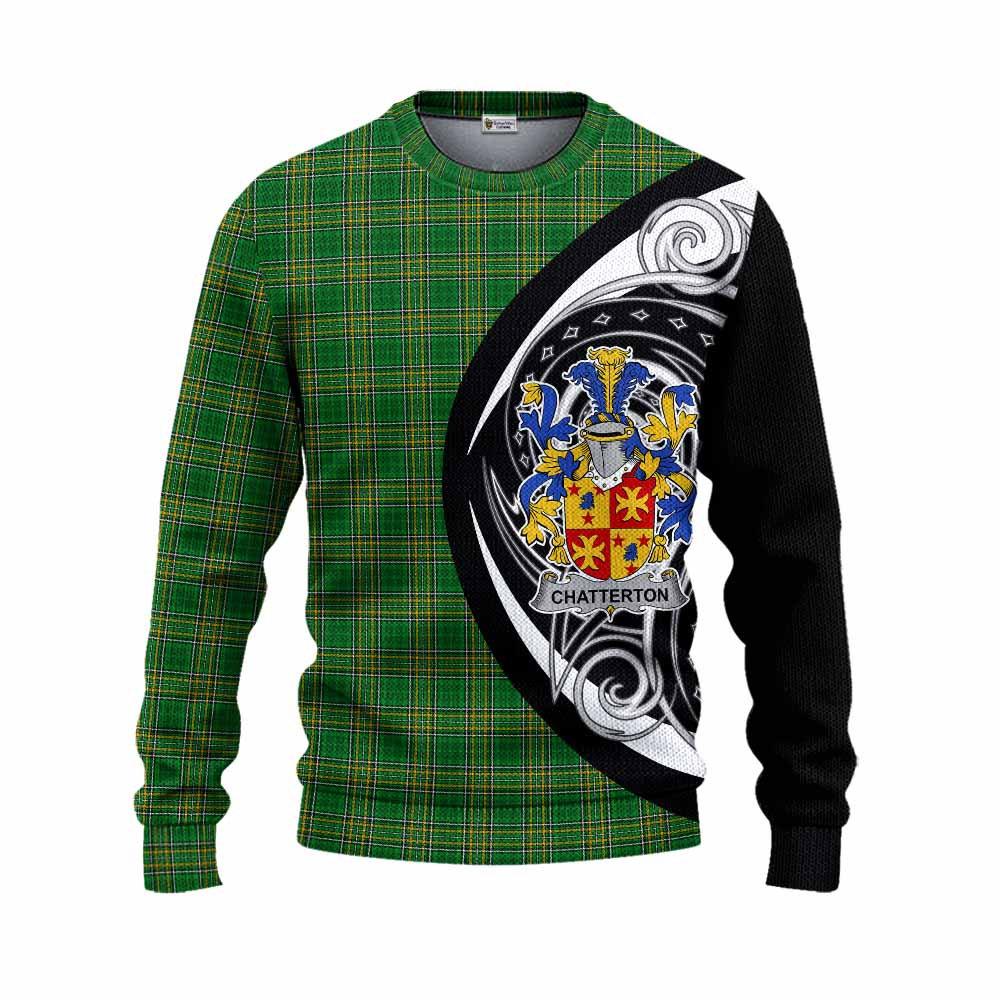 Tartan Vibes Clothing Chatterton Irish Clan Knitted Sweater Celtic Circle Style