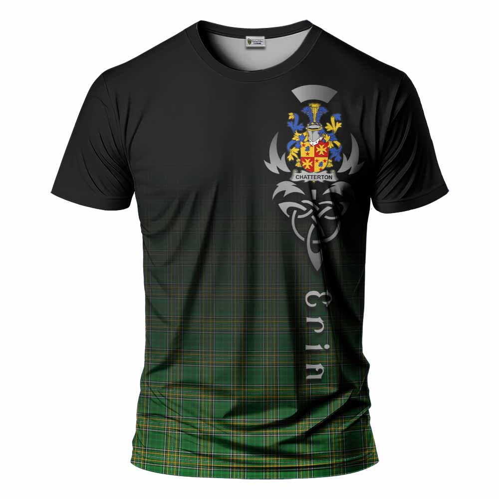 Chatterton Irish Clan T-Shirt with Coat of Arms Erin Go Bragh Celtic Inspired Kid's Shirt - Tartan Vibes Clothing