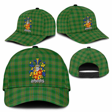 Chatterton Irish Clan Tartan Classic Cap with Coat of Arms