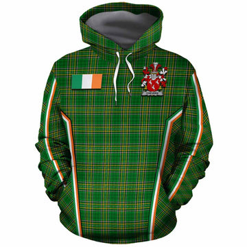 Chevers Irish Clan Coat of Arm Tartan Cotton Hoodie Flag Style