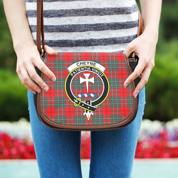 Cheyne Tartan Saddle Bag with Family Crest One Size 9.05*3.35*7.48 inch - Tartan Vibes Clothing