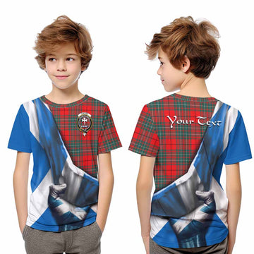 Cheyne Tartan Kid T-Shirt with Family Crest Scotland Patriotic Style Youth XL Size14 - Tartan Vibes Clothing