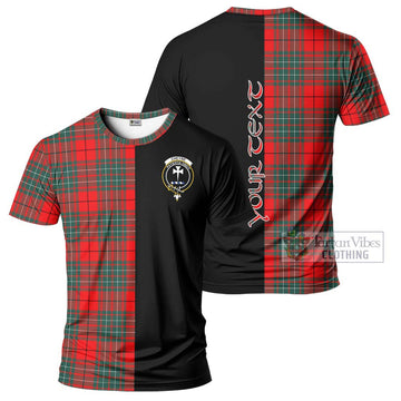 Cheyne Tartan T-Shirt with Family Crest and Half Of Me Style Kid's Shirt - Tartan Vibes Clothing