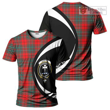 Cheyne Tartan T-Shirt with Family Crest Circle Style Kid's Shirt - Tartan Vibes Clothing