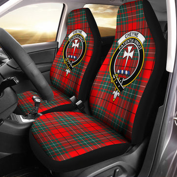 Cheyne Tartan Car Seat Cover with Family Crest One Size - Tartan Vibes Clothing