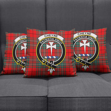 Cheyne Tartan Pillow Cover with Family Crest Rectangle Pillow Cover 51*91cm - Tartan Vibes Clothing