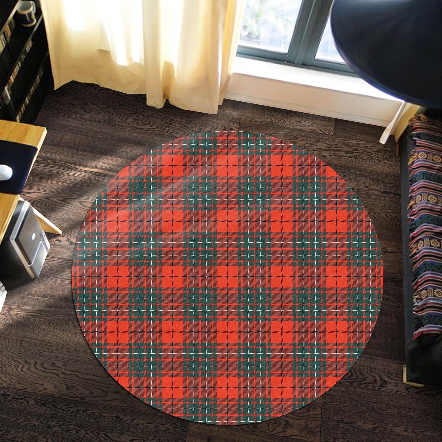Cheyne Tartan Round Rug Premium Round Rug - Tartan Vibes Clothing