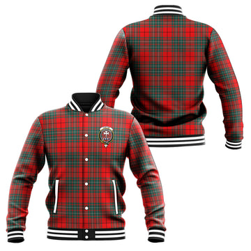 Cheyne Tartan Baseball Jacket with Family Crest Unisex - Tartan Vibes Clothing