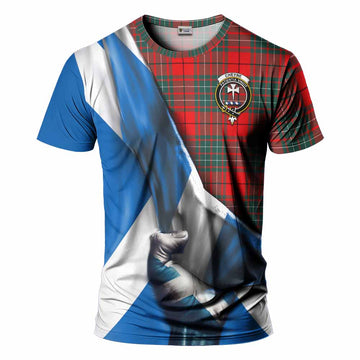 Cheyne Tartan T-Shirt with Family Crest Scotland Patriotic Style Kid's Shirt - Tartan Vibes Clothing