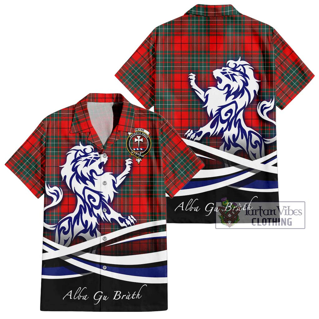 Cheyne Tartan Hawaiian Shirt with Alba Gu Brath Regal Lion Emblem Kid - Tartan Vibes Clothing