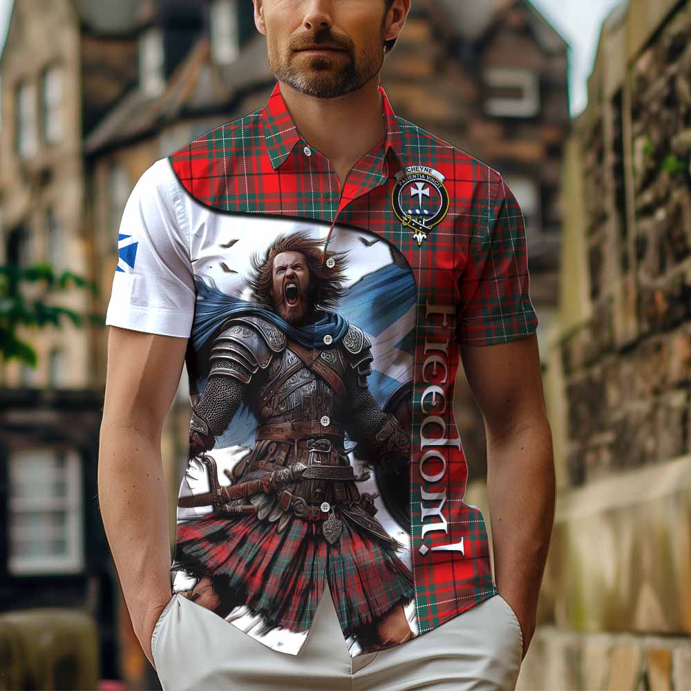 Cheyne Crest Tartan Hawaiian Shirt Inspired by the Freedom of Scottish Warrior Kid - Tartan Vibes Clothing
