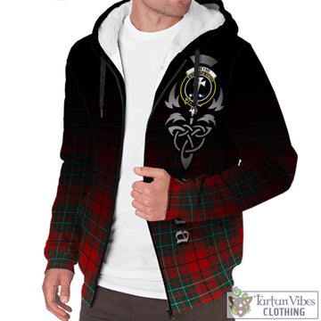 Cheyne Tartan Sherpa Hoodie Featuring Alba Gu Brath Family Crest Celtic Inspired Unisex - Tartan Vibes Clothing