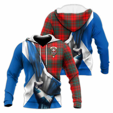 Cheyne Tartan Knitted Hoodie with Family Crest Scotland Patriotic Style Unisex Knitted Pullover Hoodie - Tartan Vibes Clothing