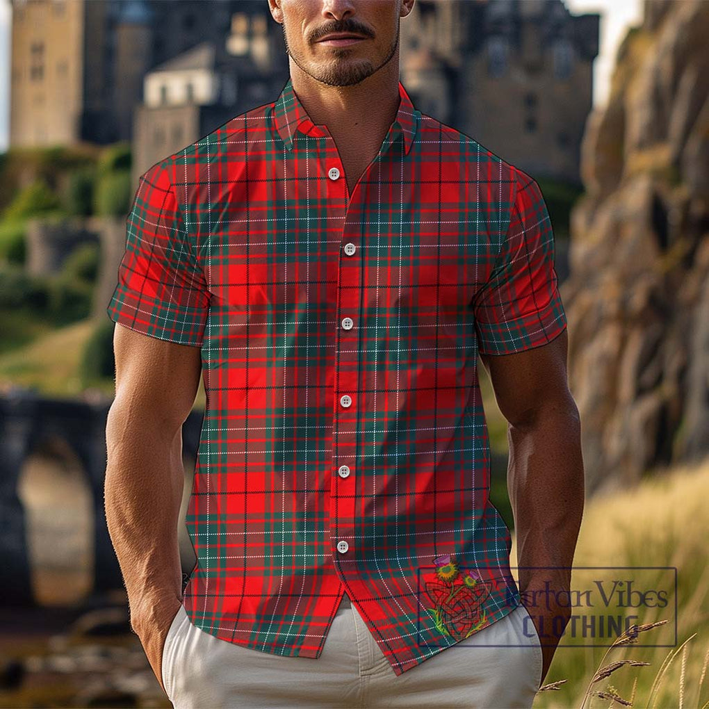 Cheyne Tartan Cotton Hawaiian Shirt Kid - Tartan Vibes Clothing