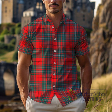 Cheyne Tartan Cotton Hawaiian Shirt Kid - Tartan Vibes Clothing