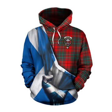 Cheyne Tartan Cotton Hoodie with Family Crest Scotland Patriotic Style Pullover Hoodie XS - Tartan Vibes Clothing