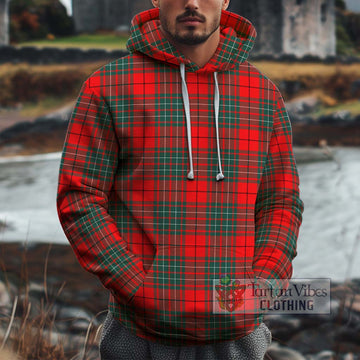 Cheyne Tartan Cotton Hoodie Zip Hoodie - Tartan Vibes Clothing