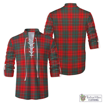 Cheyne Tartan Men's Scottish Traditional Jacobite Ghillie Kilt Shirt