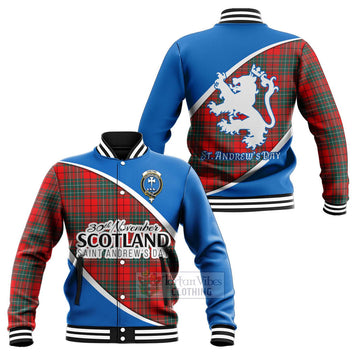 Cheyne Family Crest Tartan Baseball Jacket Celebrate Saint Andrew's Day in Style Unisex - Tartan Vibes Clothing