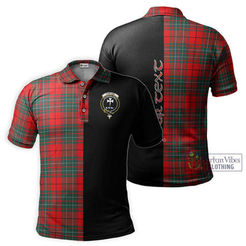 Cheyne Tartan Polo Shirt with Family Crest and Half Of Me Style Kid - Tartan Vibes Clothing