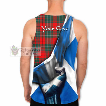 Cheyne Tartan Men's Tank Top with Family Crest Scotland Patriotic Style - Tartan Vibes Clothing