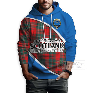 Cheyne Family Crest Tartan Hoodie Celebrate Saint Andrew's Day in Style - Tartan Vibes Clothing