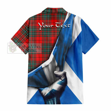 Cheyne Tartan Hawaiian Shirt with Family Crest Scotland Patriotic Style - Tartan Vibes Clothing