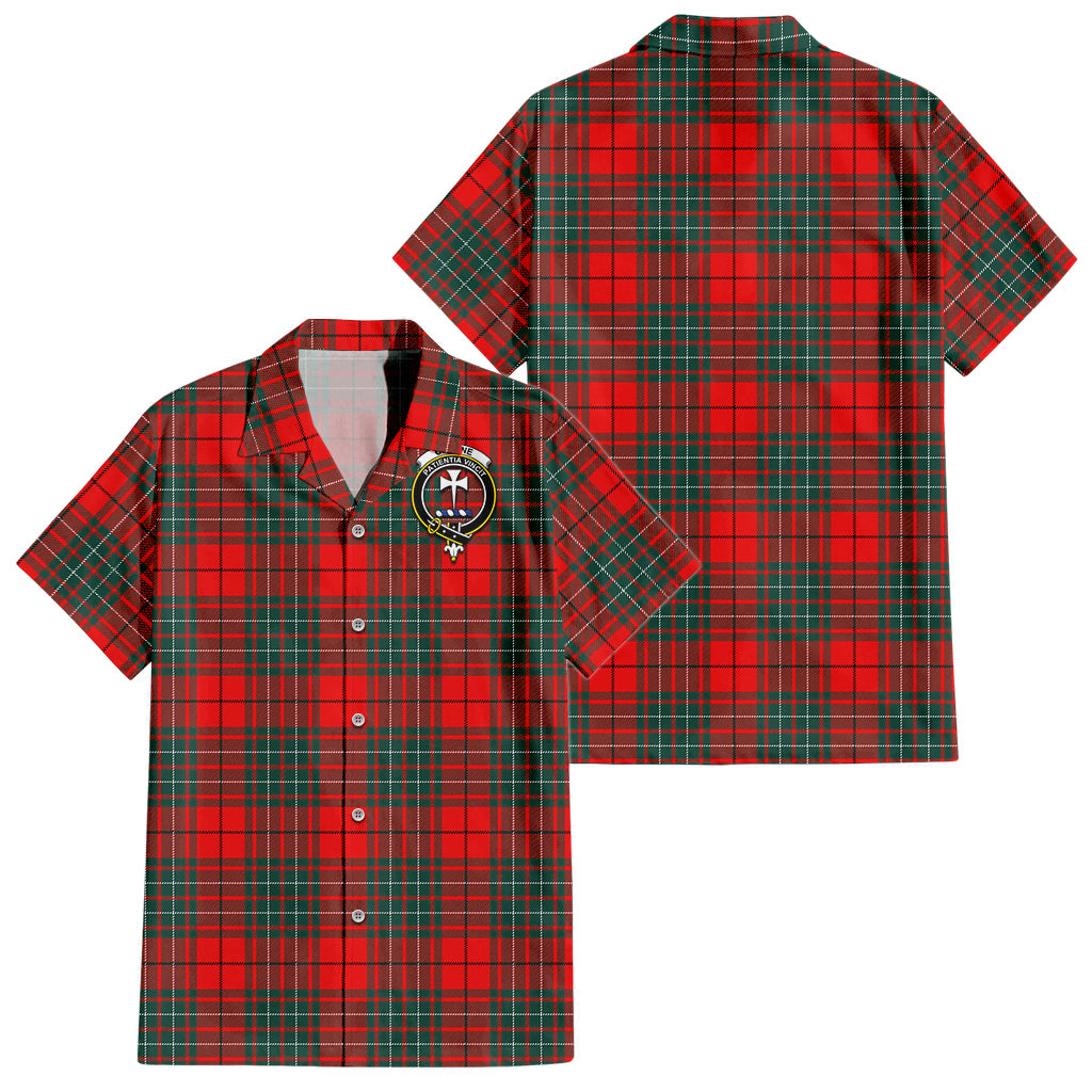 Cheyne Tartan Hawaiian Shirt with Family Crest - Tartan Vibes Clothing