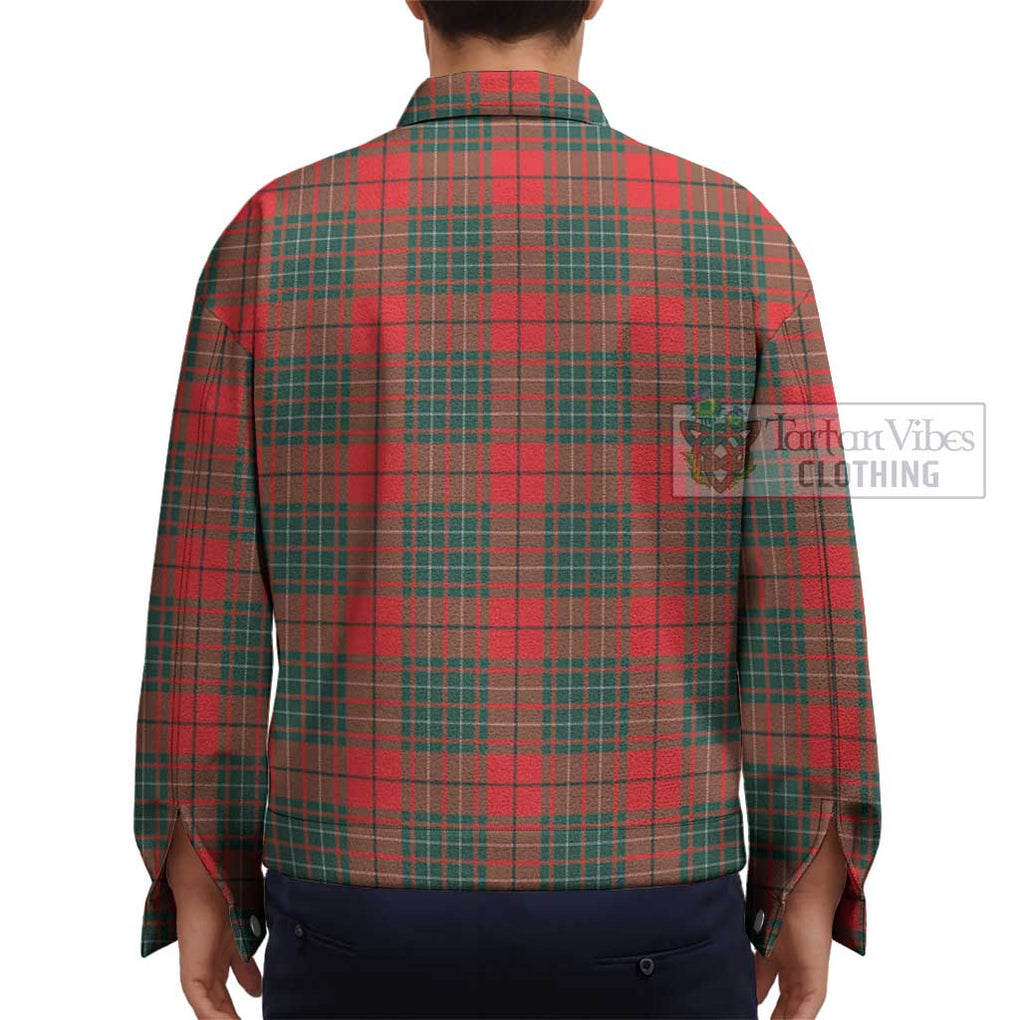 Cheyne Tartan Unisex Lapel Cotton Jacket - Tartan Vibes Clothing