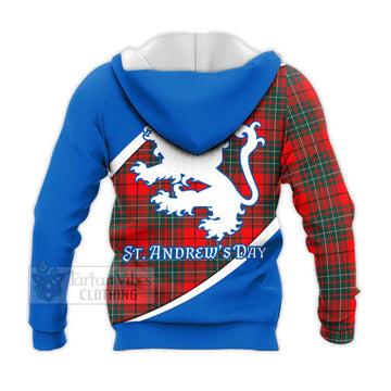 Cheyne Family Crest Tartan Knitted Hoodie Celebrate Saint Andrew's Day in Style - Tartan Vibes Clothing