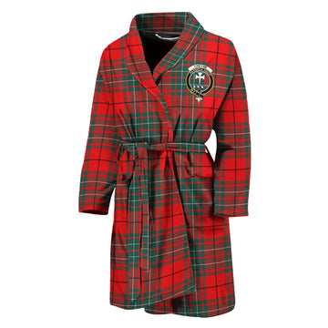 Cheyne Tartan Bathrobe with Family Crest Unisex M - Tartan Vibes Clothing