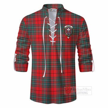 Cheyne Tartan Ghillie Kilt Shirt with Family Crest DNA In Me Style - Tartan Vibes Clothing