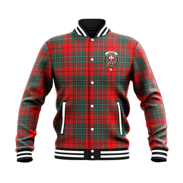 Cheyne Tartan Baseball Jacket with Family Crest - Tartan Vibes Clothing