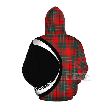Cheyne Tartan Cotton Hoodie with Family Crest Circle Style Pullover Hoodie - Tartan Vibes Clothing