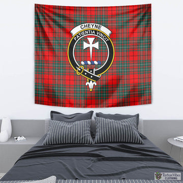 Cheyne Tartan Tapestry Wall Hanging and Home Decor for Room with Family Crest - Tartan Vibes Clothing