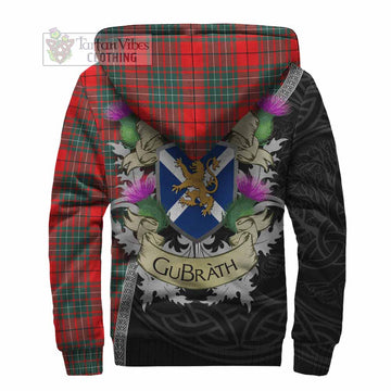 Cheyne Tartan Family Crest Sherpa Hoodie Lion Rampant Royal Thistle Shield Celtic Inspired - Tartan Vibes Clothing
