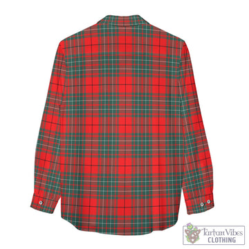 Tartan Vibes Clothing Cheyne Tartan Womens Casual Shirt with Family Crest