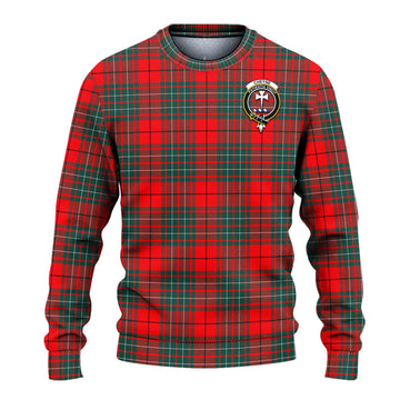 Cheyne Tartan Ugly Sweater with Family Crest - Tartan Vibes Clothing