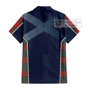 Cheyne Tartan Hawaiian Shirt with Family Crest and Lion Rampant Vibes Sport Style - Tartan Vibes Clothing