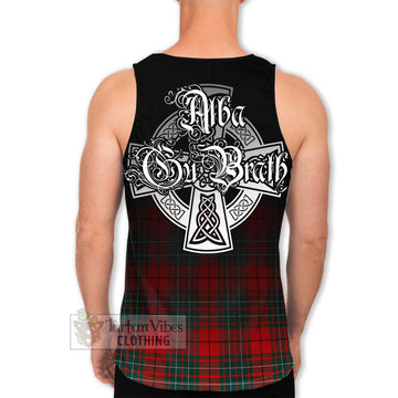 Cheyne Tartan Men's Tank Top Featuring Alba Gu Brath Family Crest Celtic Inspired - Tartan Vibes Clothing