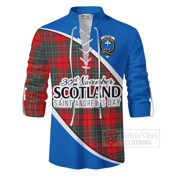 Cheyne Family Crest Tartan Ghillie Kilt Shirt Celebrate Saint Andrew's Day in Style - Tartan Vibes Clothing