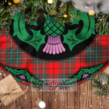 Cheyne Tartan Christmas Tree Skirt Scottish Thistle Style - Tartan Vibes Clothing